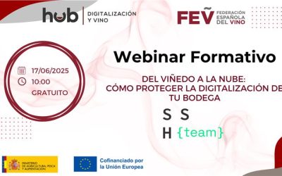 Webinar formativo – Del Viñedo a la nube: cómo proteger la digitalización de tu bodega