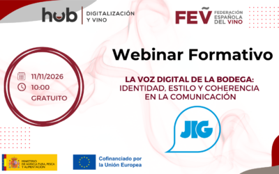 Webinar formativo – La voz digital de la bodega: identidad, estilo y coherencia en la comunicación